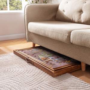 <span class=keywords><strong>Puzzle</strong></span> réversible personnalisé en bois 1000 et 1500 pièces plateau de <span class=keywords><strong>Puzzle</strong></span> en bois réglable en angle et en hauteur chevalet - Product Image 6