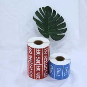 Etiquetas de Precio Térmicas para Supermercado, Rollo de Etiquetas Adhesivas para Precios, Papel Adhesivo Impermeable - Product Image 3