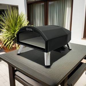 Horno de Pizza Compacto de 16 Pulgadas, Horno de Pizza <span class=keywords><strong>a</strong></span> <span class=keywords><strong>Gas</strong></span> Portátil <span class=keywords><strong>para</strong></span> Interiores y Exteriores con Piedra <span class=keywords><strong>para</strong></span> Fiestas en Zonas de Aficionados al Fútbol - Product Image 1