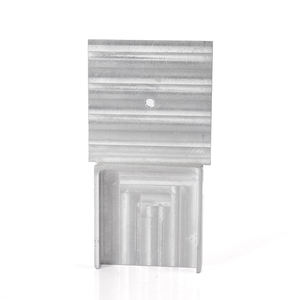 Maßgefertigte CNC-gefräste Aluminium-U-Kanal-Führungsschiene / Montagehalterung Drahterodieren für Linearbewegungssysteme Edelstahl - Product Image 6