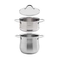 Cuisinière vapeur double couche en acier inoxydable de haute qualité, multifonctionnelle, grande capacité, pour cuisine commerciale, pot à soupe et à bouillon