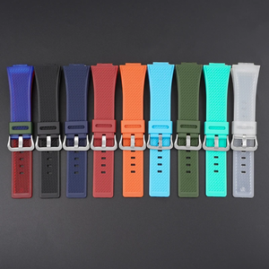 Watch Strap for <b>Men</b> Sport Silicone Rubber Wrist Band Bracelet - Product Image 4
