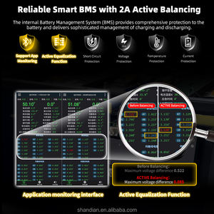 Gokwh eu מניות 51.2v תיבת 48v <span class=keywords><strong>diy</strong></span> ערכת סוללת ליתיום עם jk 200a bms 15kw lower אחסון אנרגיה סולארית תיבות - Product Image 4