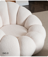 Fauteuil de massage convertible moderne en forme de citrouille pour petit appartement, balcon, chambre - Design de fauteuil paresseux