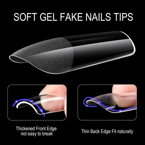 48 pièces Autocollants pour ongles courts forme cercueil, design talon haut, capsules artificielles à presser, faux ongles, patchs, produits pour ongles en gros - Product Image 3