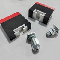 Barre d'impact résistante à l'usure pour convoyeur minier 75*100*1200mm avec UHMWPE épaisseur 12,5mm