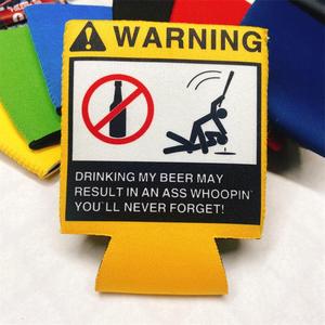 Biểu Tượng Tùy Chỉnh In Có Thể Gập Lại Có Thể Làm Mát Neoprene Đóng Mở 330Ml 375Ml 500Ml Bia Có Thể Mát Bọt Uống Chai Người Giữ - Product Image 3