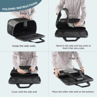 Sac de voyage pour animaux de compagnie MJ Brand en tissu Oxford, fermeture éclair, écologique, pour console centrale de voiture, souple et pliable, vente en gros