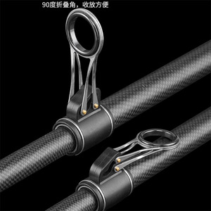 Anillo guía plegable de acero inoxidable para cañas de pescar, piezas de reparación, accesorios para pesca en agua salada - Product Image 1