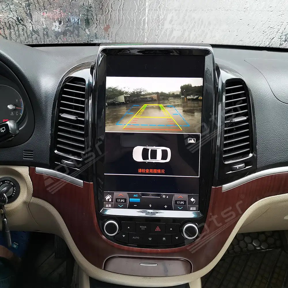 Tesla Style For Hyundai Santa Fe 2012-2006 Car DVD Player Android 10.0 128GB GPS Navigation Auto Radio Stereo Multimedia Player