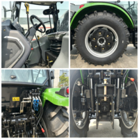 Traktor 70HP 80HP 90HP 100HP 4x4 Diesel Berkualitas Baik  Traktor Mini Roda untuk Pekerjaan Pertanian