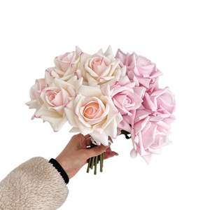 Ramo de Rosas Artificiales de Seda, Flores de Alta Simulación para Decoración de Bodas, Hogar y Fotografía - Product Image 5