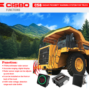 CISBO 77ghz Long 40m Detection Millimeter Microwave Radar Parking Sensor PWAS With <strong>Data</strong> <strong>Logger</strong> for Construction Machines - Product Image 3