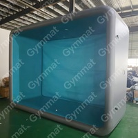 Piscine gonflable pliable robuste, installation facile, portable, DWF, pour extérieur, jardin, patio