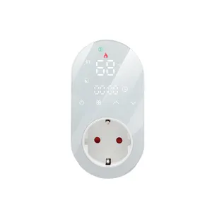 Digital Temperature Controller with Sensor WiFi LED Display,Heating Cooling Switch,Support for Google Home