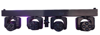 Barre de lumière LED mobile STSLITE 4x15W RGBW 4-en-1 pour contrôle DMX512, idéale pour les discothèques et les DJ