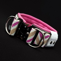 Collier de chien robuste avec votre modèle Collier de chien tactique Collier de style militaire confortable Libération rapide pour les grands chiens