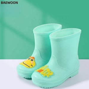 BAEWOON CRB07 Chaussures <span class=keywords><strong>de</strong></span> <span class=keywords><strong>pluie</strong></span> pour enfants, <span class=keywords><strong>bottes</strong></span> <span class=keywords><strong>de</strong></span> <span class=keywords><strong>pluie</strong></span> antidérapantes pour femmes, chaussures d'eau légères mi-hautes pour filles, chaussures d'eau pour bébés garçons d'âge préscolaire - Product Image 1