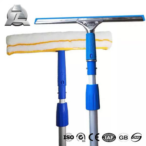 Gran oferta, 4,5 metros, 3 secciones, cepillo de <span class=keywords><strong>tubo</strong></span> <span class=keywords><strong>Flexible</strong></span> ajustable, suministros de limpieza, poste de extensión telescópico de <span class=keywords><strong>aluminio</strong></span> ligero - Product Image 3