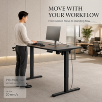 Bureau relevable en placage de bois massif AOR pour le bureau et les jeux à domicile, disponible en design moderne, options multicolores, vente en gros d'usine