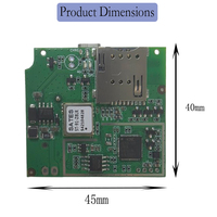 Traceur GPS portable sans fil rechargeable personnalisé PCBA A7670SA GSM 2G 4G Cat-M1, dispositif de navigation et de suivi GPS