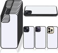 Coque de téléphone en TPU acrylique par sublimation compatible avec iPhone, motif dragon de luxe, transfert thermique, coques de protection vierges pour téléphones mobiles