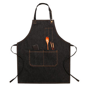 Delantal <span class=keywords><strong>de</strong></span> lona <span class=keywords><strong>de</strong></span> vaquero para <span class=keywords><strong>hombres</strong></span> y mujeres Barista Peluquería y cocina Hornear Letras <span class=keywords><strong>de</strong></span> pintura para niños - Product Image 3