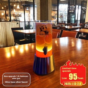 Dispensador de Cerveza Artesanal de Barril Pequeño de 3/<span class=keywords><strong>5</strong></span> Litros XY, Dispensador de <span class=keywords><strong>Cola</strong></span> Mágico Famoso en Internet, Acrílico - Product Image 6