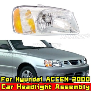Pour Hyundai ACCEN 2000, lampe de jour, lampe étanche, ensemble de phares de voiture, pièce de modification 92101-25010 - Product Image 1