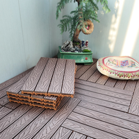 Tuiles de sol en plastique WPC en teck assemblé, couleurs personnalisables, 60*30cm, pour extérieur, bricolage, terrasse, techniques brossées, revêtement de sol WPC