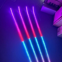 Bande lumineuse personnalisée Flexible étanche 0.9m 1.2m 1.5m couleur de rêve bandes LED à double rangée pour bande lumineuse Underglow