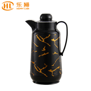 Termo 2021, Termo de Vacío Tipo Bala, <span class=keywords><strong>Taza</strong></span> de Mármol, 1000 ml, Cuerpo de Metal con Doble Pared de Vidrio, Recargable, Mantiene la Comida Caliente y Fría - Product Image 1