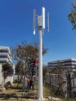 Éolienne verticale de 5 kW avec alternateur à aimants permanents pour usage domestique