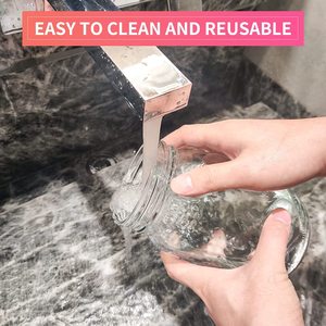Bocaux fins en verre, 32 oz, avec couvercles en plastique, pot de <span class=keywords><strong>maçon</strong></span> à bouche large - Product Image 5