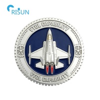 Pièces commémoratives personnalisées de l'aviation américaine, force aérienne, F-35 Lightning II, avion de chasse, jet de combat, pièces commémoratives personnalisées F-35
