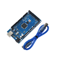 Carte Mega 2560 R3 Mega2560 REV3 (ATmega2560-16AU CH340G) avec câble USB compatible avec Arduino