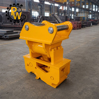 Attache rapide inclinable pour excavatrice 20-30 tonnes, cylindre d'inclinaison, corps en acier haute résistance, mâchoire universelle pour godet, pour XCMG