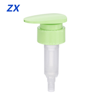 Pompe à lotion industrielle écologique en PP côtelé 24mm 28mm, jetable, à sécurité enfant, antidérapante, pour bouteilles à ouverture facile, pompe à lotion lisse