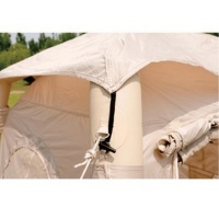 Tente de camping gonflable de haute qualité pour 3-4 personnes, double couche, quatre saisons, imperméable, résistante à la neige, 4.6, fabriquée en Oxford 300D durable