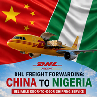 Expédition de fret DHL de Chine vers le Nigéria -- Livraison express porte-à-porte avec assurance et tarifs compétitifs