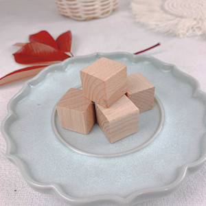 Al por mayor dados de madera en blanco para contar, dados DIY, para juegos de madera, con grabado <span class=keywords><strong>digital</strong></span> y patrones creativos - Product Image 4