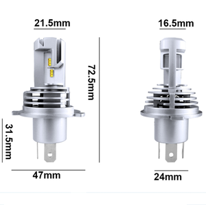ESPUMOSO M3 Led faro ZES Chip alto haz bajo H4 <span class=keywords><strong>H7</strong></span> Led faro <span class=keywords><strong>bombilla</strong></span> <span class=keywords><strong>55W</strong></span> motocicleta sistemas de iluminación para coche Universal - Product Image 5