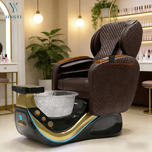 High-End Licht-Surfing Fuß-Spa Pediküre Stuhl mit Rückenmassage, moderne Salon-Maniküre-Pediküre-Station zum Hinlegen - Product Image 1
