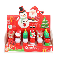 Fantaisie Cadeau Pastel Noël Basique Mini Kawaii Mignon Surligneur Marqueurs Stylos pour Enfants avec Pointe Ciselée