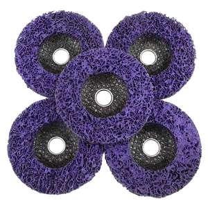 125 मिमी 5 इंच कोण पीसने पट्टी डिस्क कोण ग्राइंडर साफ पेंट जंग नीले स्ट्रिपिंग व्हील - Product Image 3