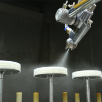 Línea de recubrimiento de pulverización de electrochapado UV Maquinaria de recubrimiento de metal