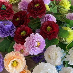 Fleurs artificielles en soie mélangée, faites à la main pour la décoration de mariage - Product Image 4