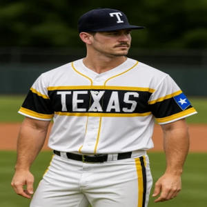 Uniformes Deportivos Personalizados OEM: Jersey de Béisbol Sublimado con Botones Completos y Pantalones a Juego, Uniformes de Club Impresos de Alta Calidad - Product Image 1