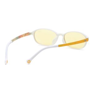 Gafas ópticas de diseñador para niños 2024, montura rectangular TR90 de alta calidad, luz antiazul, ajuste cómodo con Color de montura azul - Product Image 3