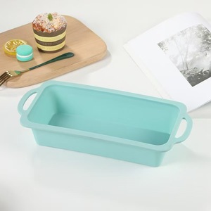 Moule à pain rectangulaire en silicone et acier inoxydable rose, compatible lave-vaisselle, pour pain et gâteaux - Product Image 2